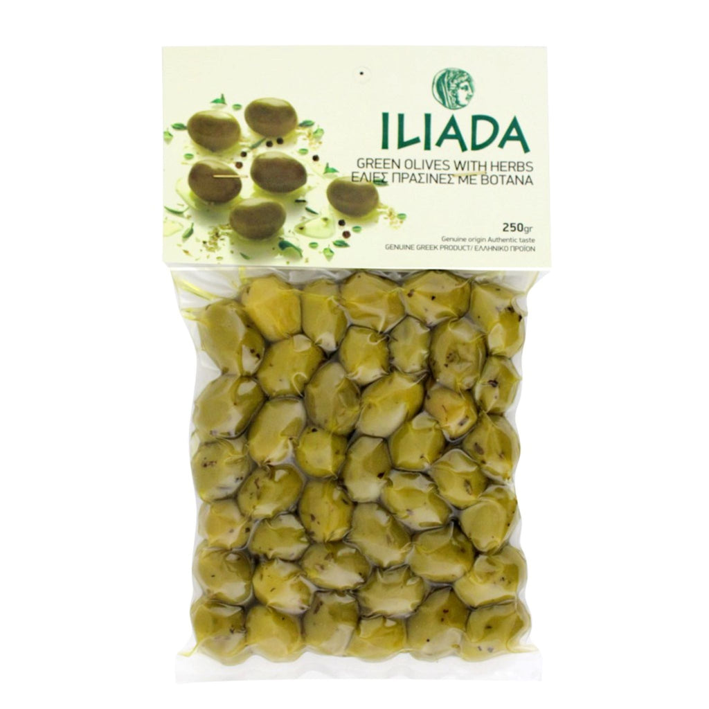 Iliada Olives - Green Olives With Herbs