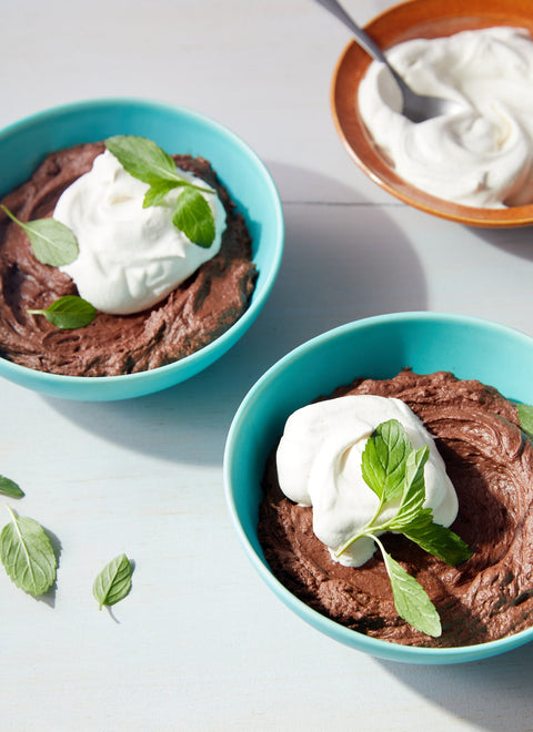 From Flavors of the Sun: Bittersweet Chocolate Mint Mousse