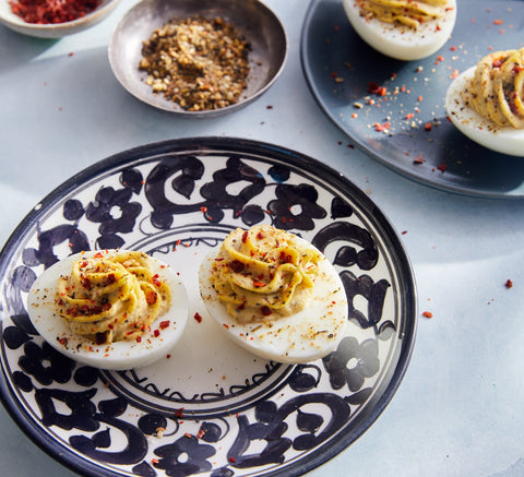 Deviled Eggs with Dukkah